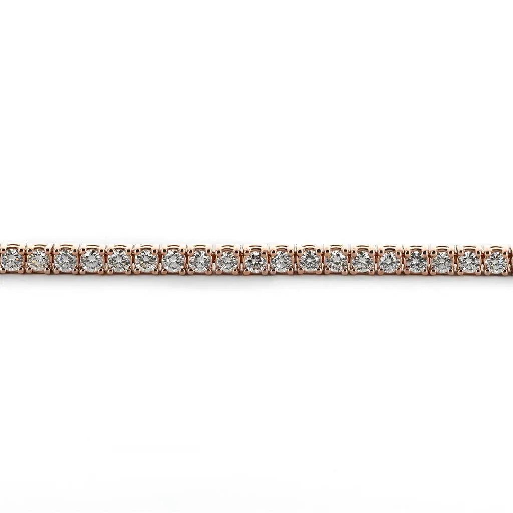 2.00ctw Round Diamond Tennis Bracelet - Rose Gold