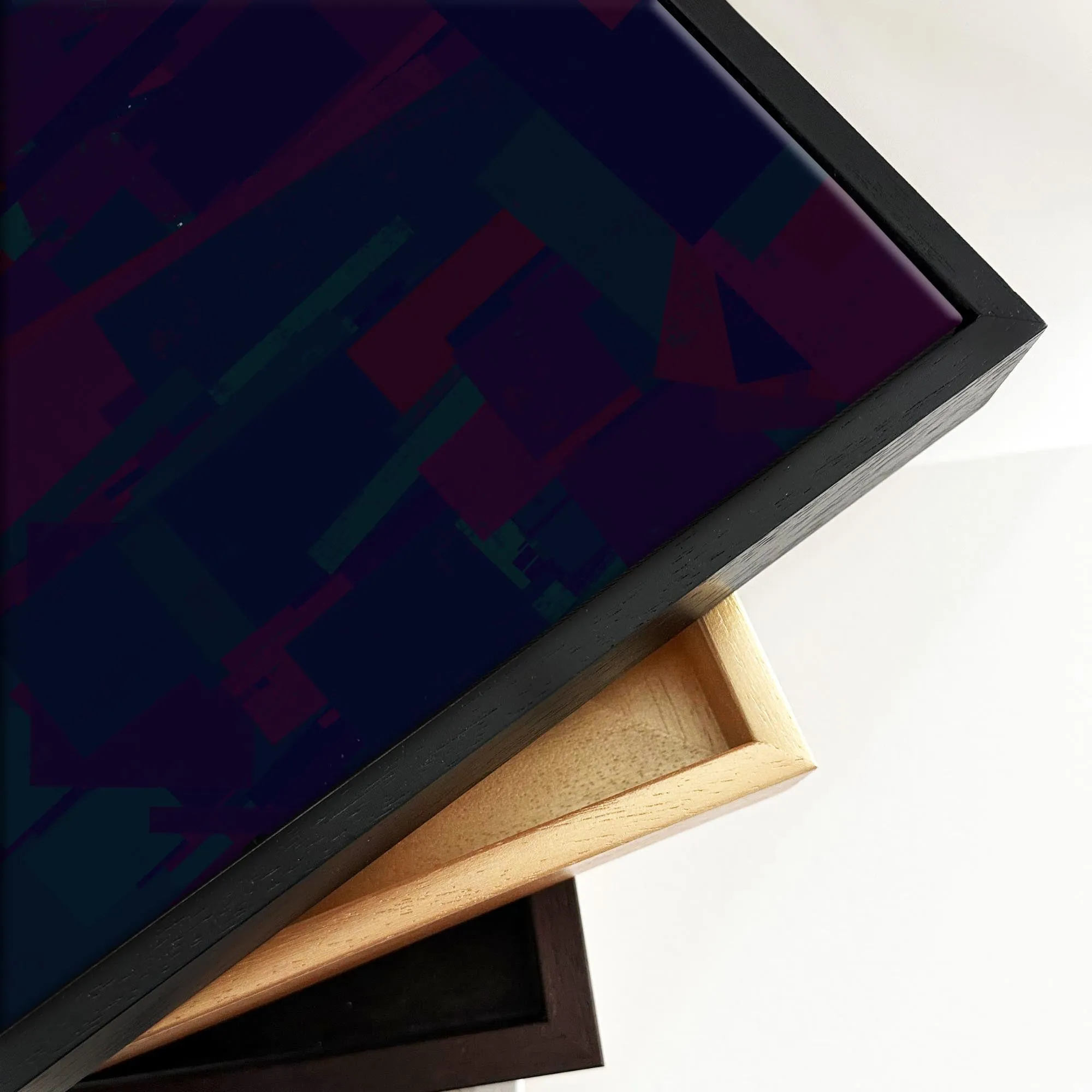 Abstract City Park Framed Canvas