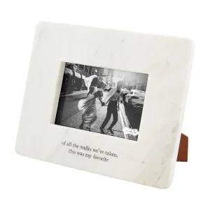 All The Walks Marble Frame