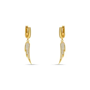 Angel Wing Earrings - Vermeil