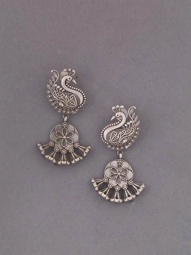 Antique Tanaz Oxidised Danglers
