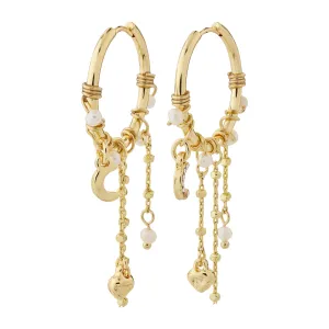 ARLET recycled earrings gold-plated