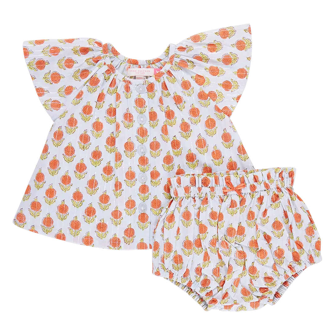 Baby Girls Willow 2-Piece Set - Blue Dahlia