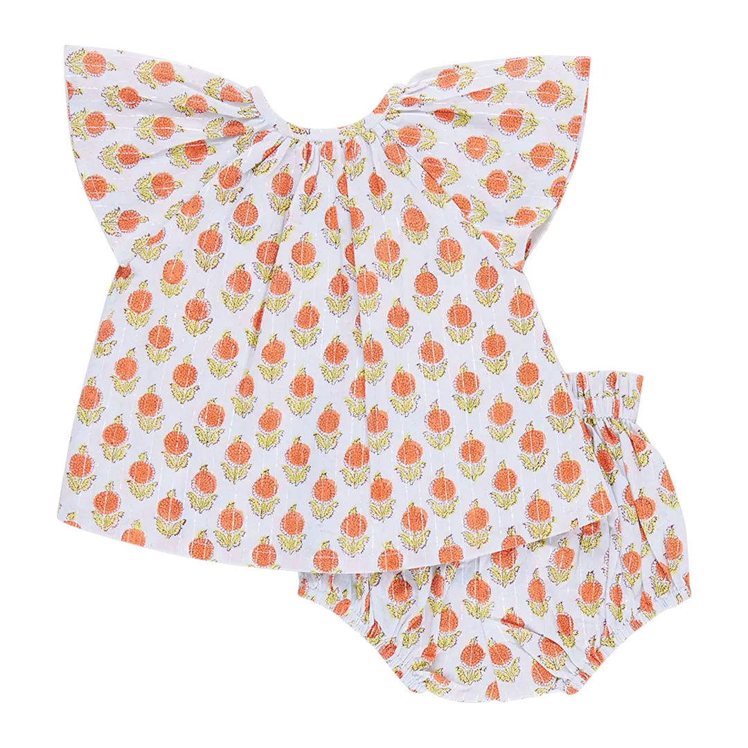 Baby Girls Willow 2-Piece Set - Blue Dahlia