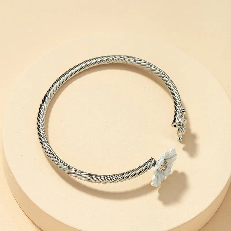 Bee and Blossom Charm Bracelet - Vienna Verve Collection