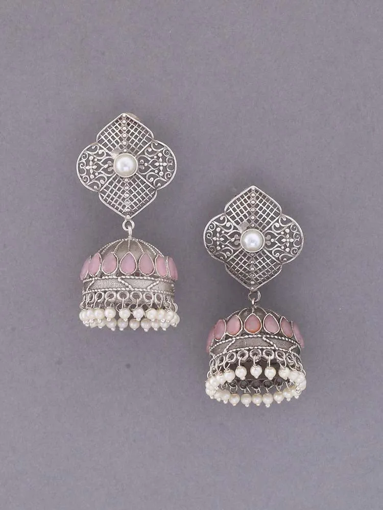 Blush Harika Oxidised Jhumkis