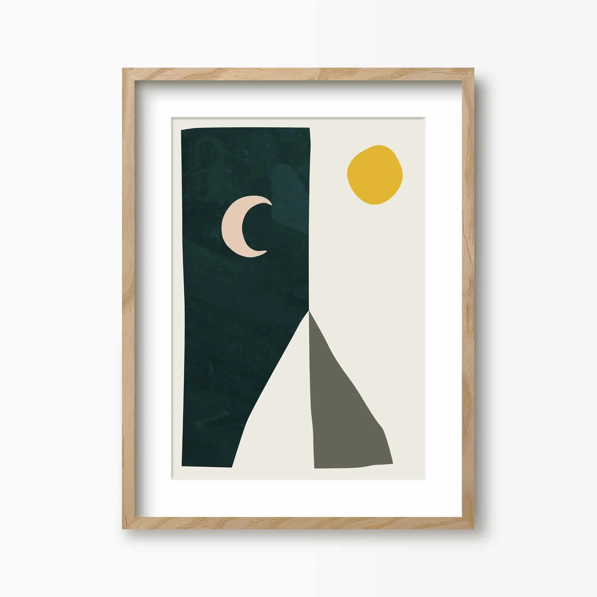 Boho Desert Mountain Print