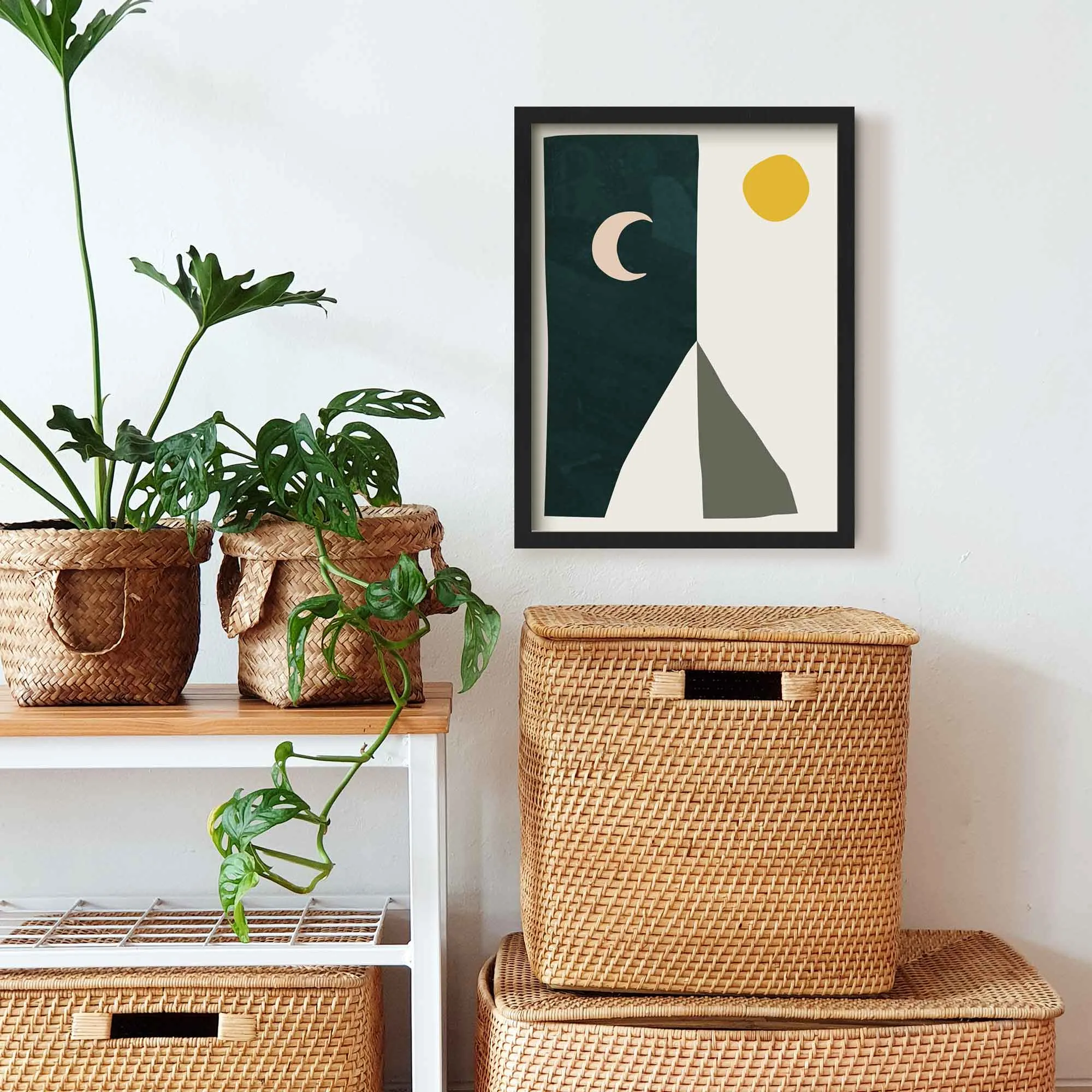 Boho Desert Mountain Print