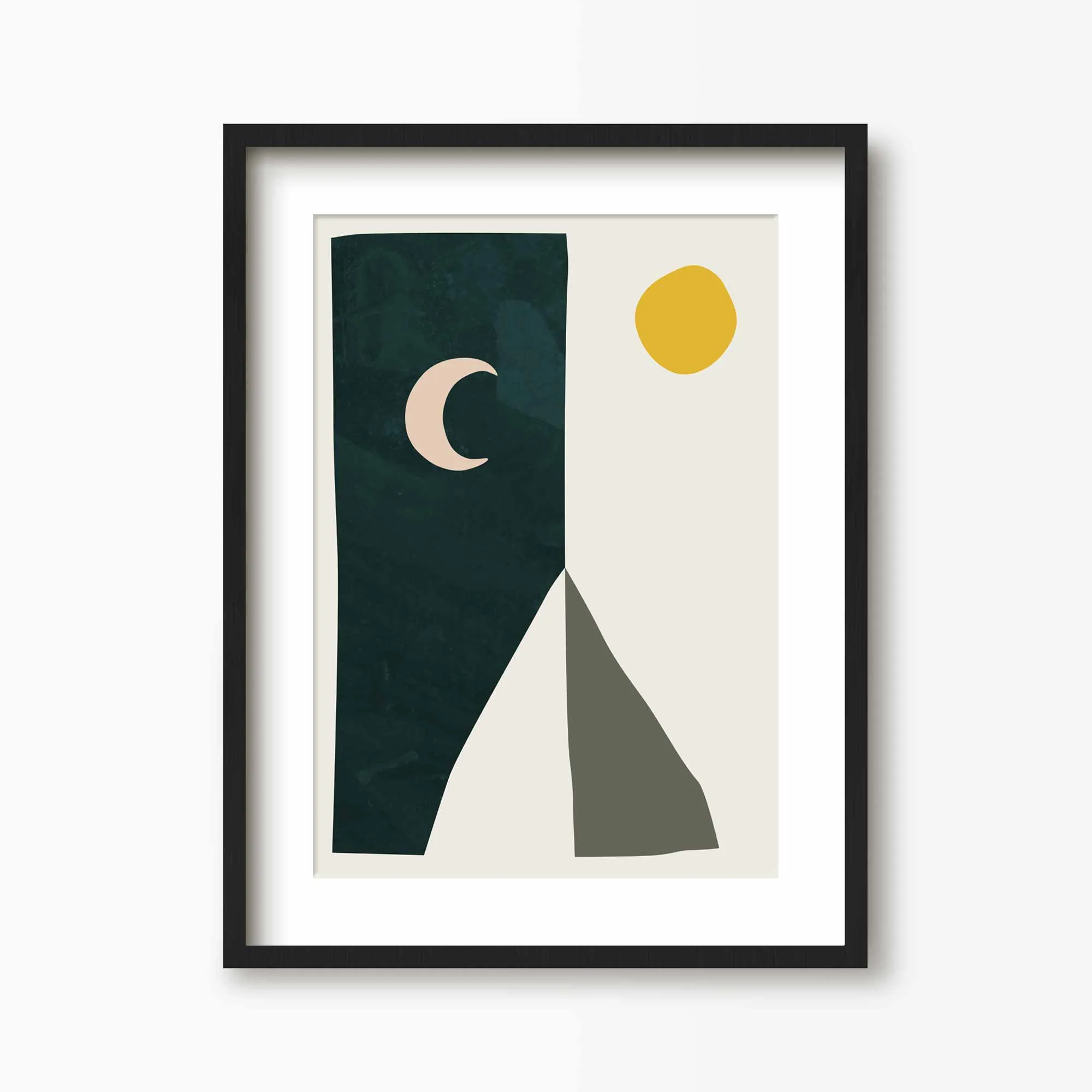 Boho Desert Mountain Print