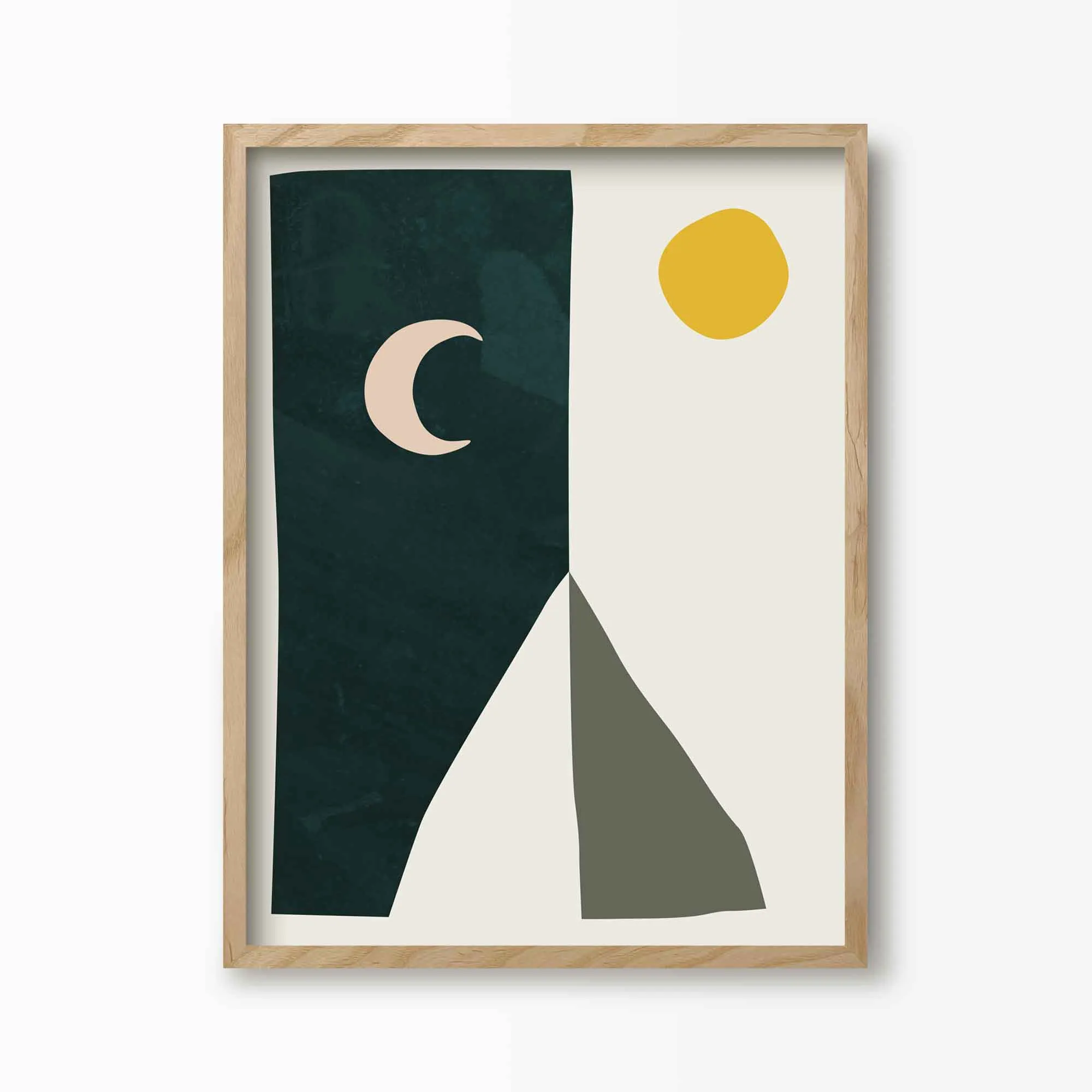 Boho Desert Mountain Print