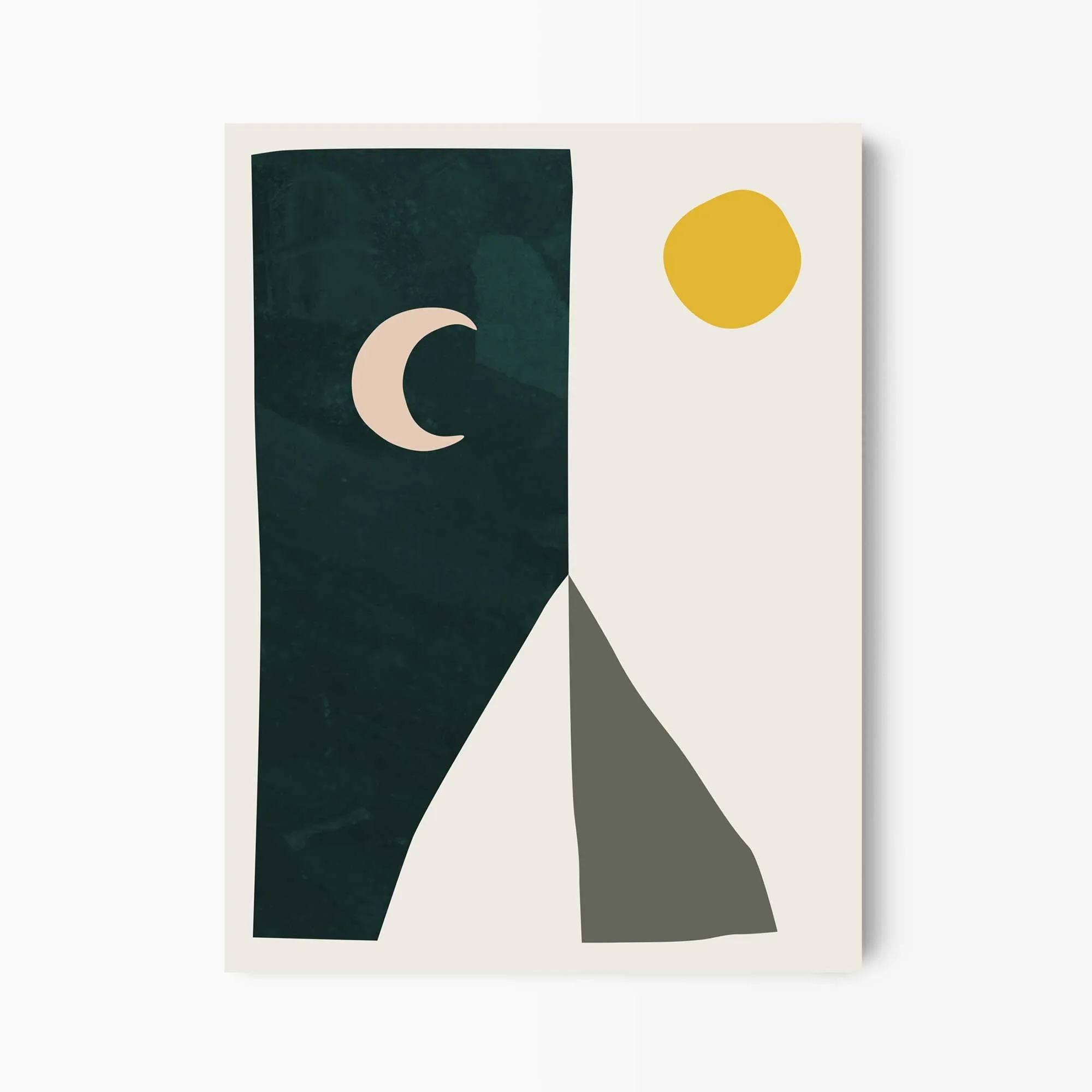 Boho Desert Mountain Print