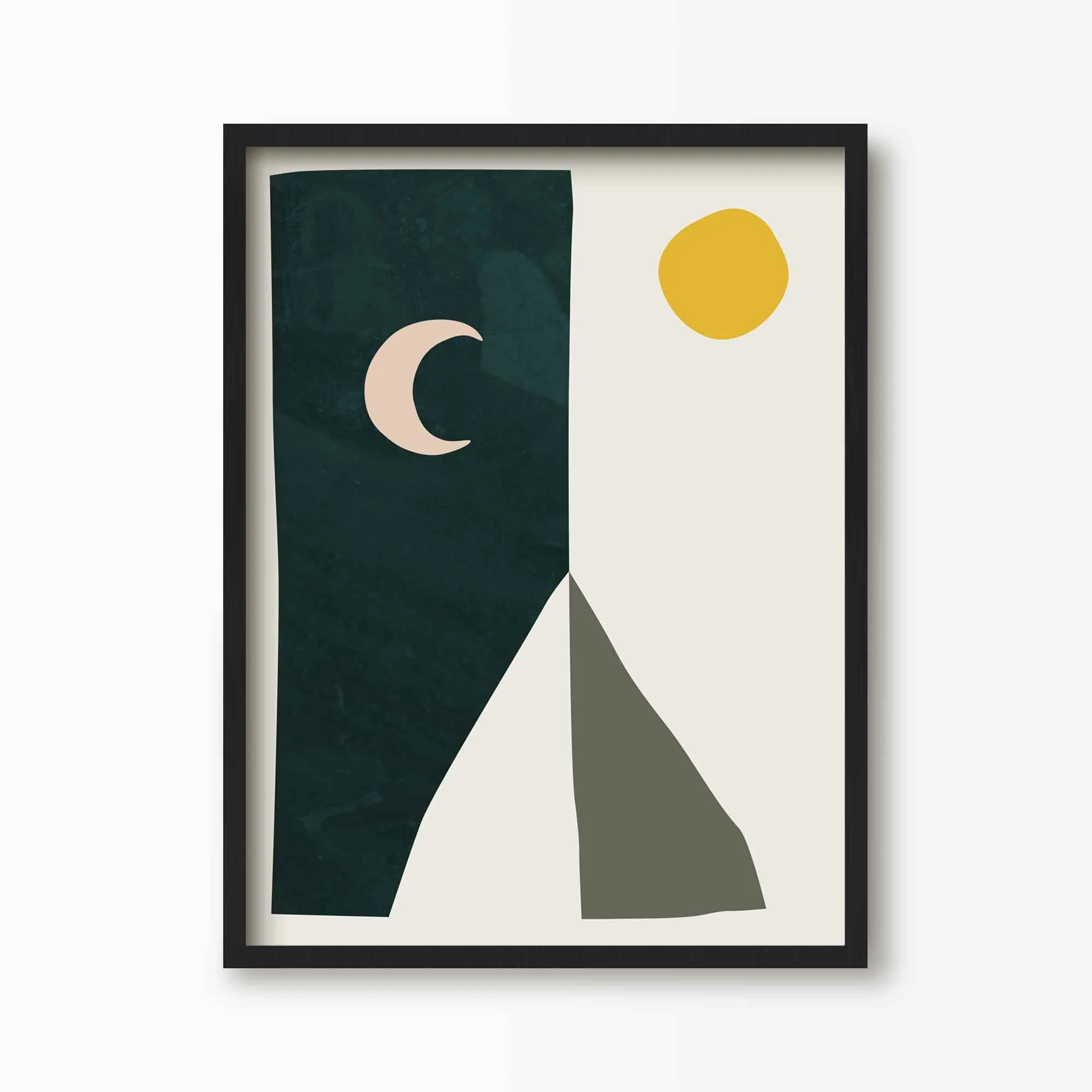 Boho Desert Mountain Print
