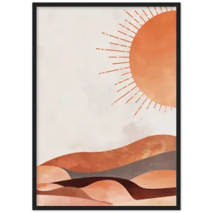 Boho Sun and Moon Wall Art