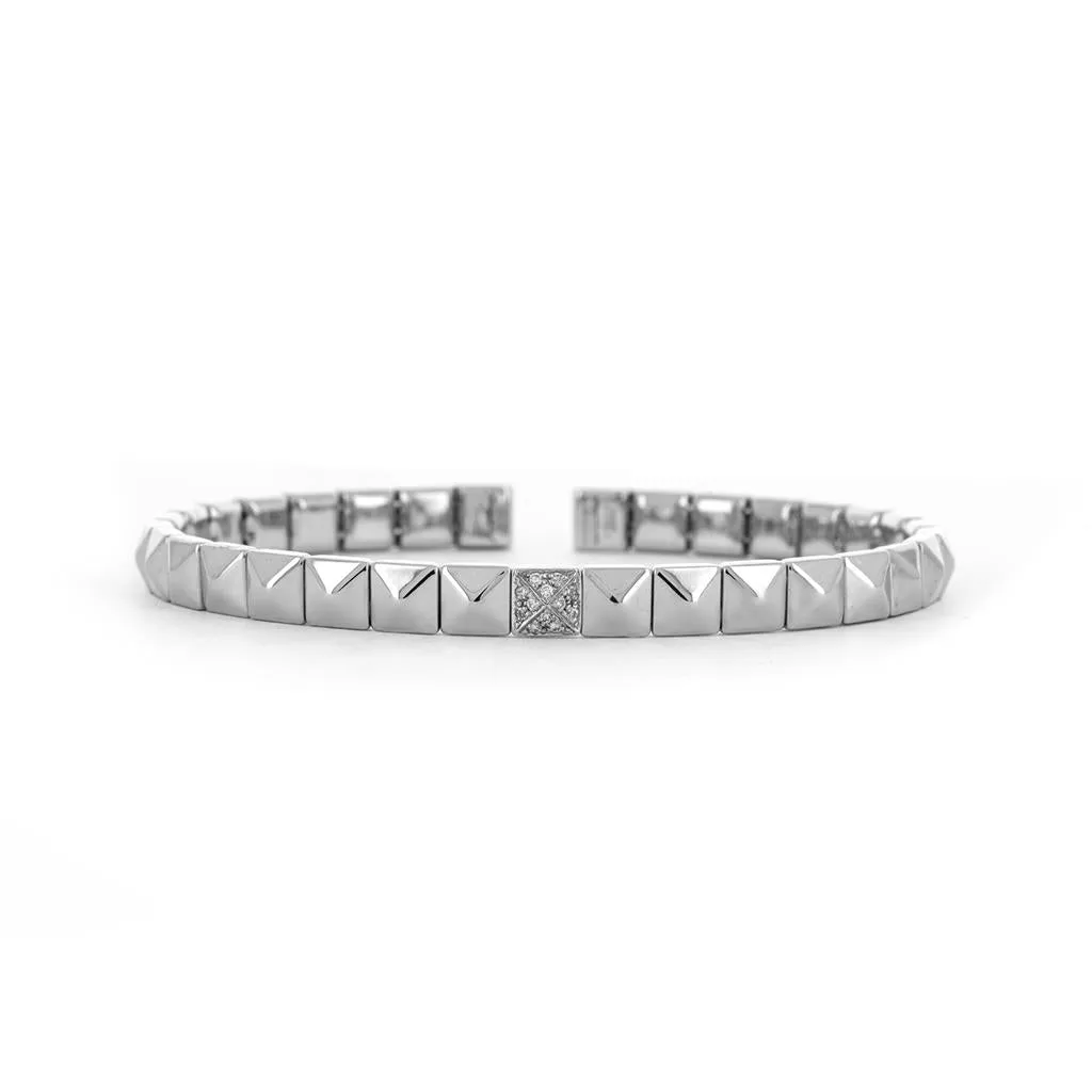 Chimento - Armillas Pyramis Flex Bracelet - White Gold