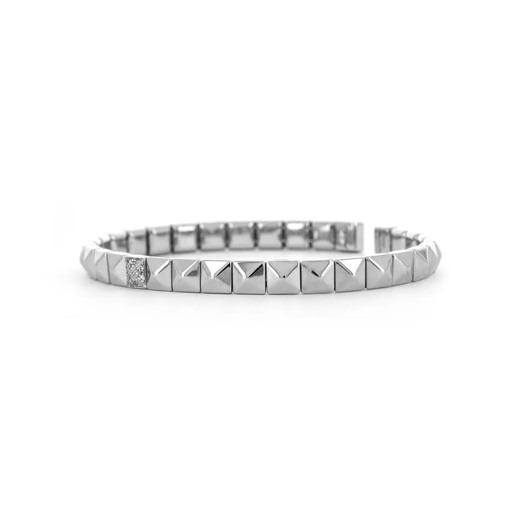Chimento - Armillas Pyramis Flex Bracelet - White Gold