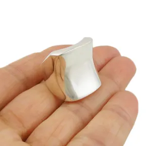 Chunky Silver Horse Saddle Ring for Women