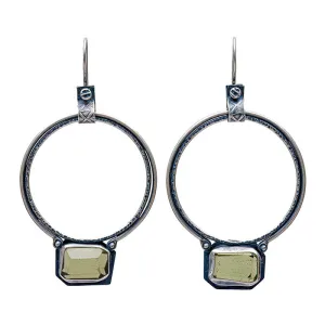 Citrine Hoop Earrings