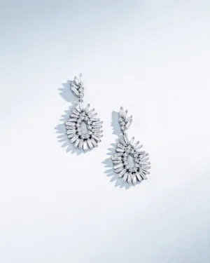 Classic Diamond Mini Tear Drop Earrings