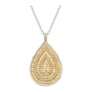 Classic Large Teardrop Necklace 30"