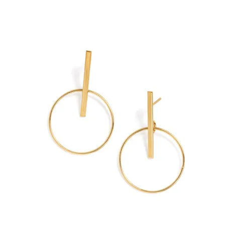 Clock Earrings