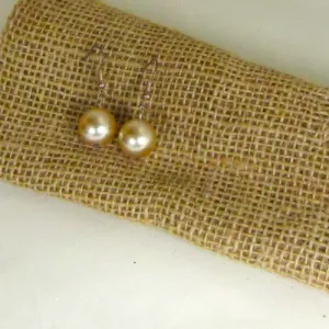 Creamy White Pearl Drop Earrings