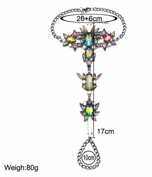 Crystal Leg Chain Anklet