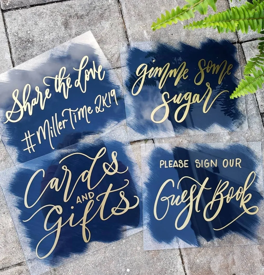 Custom Acrylic Wedding Sign