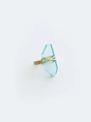 Cut Gem Ring - Turquoise
