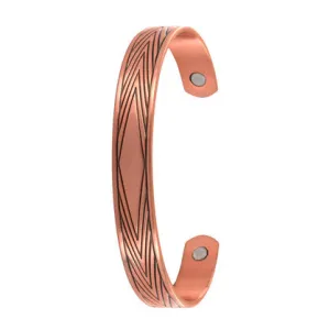 DIAMOND PATTERN COPPER BAND - B732_1