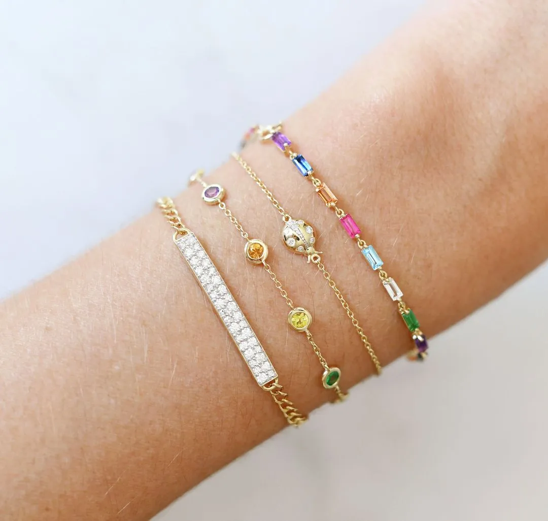 Eriness Diamond ID Bracelet