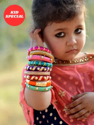 Eternal Beauty Gota Bangles (Set of 12) Kids Size