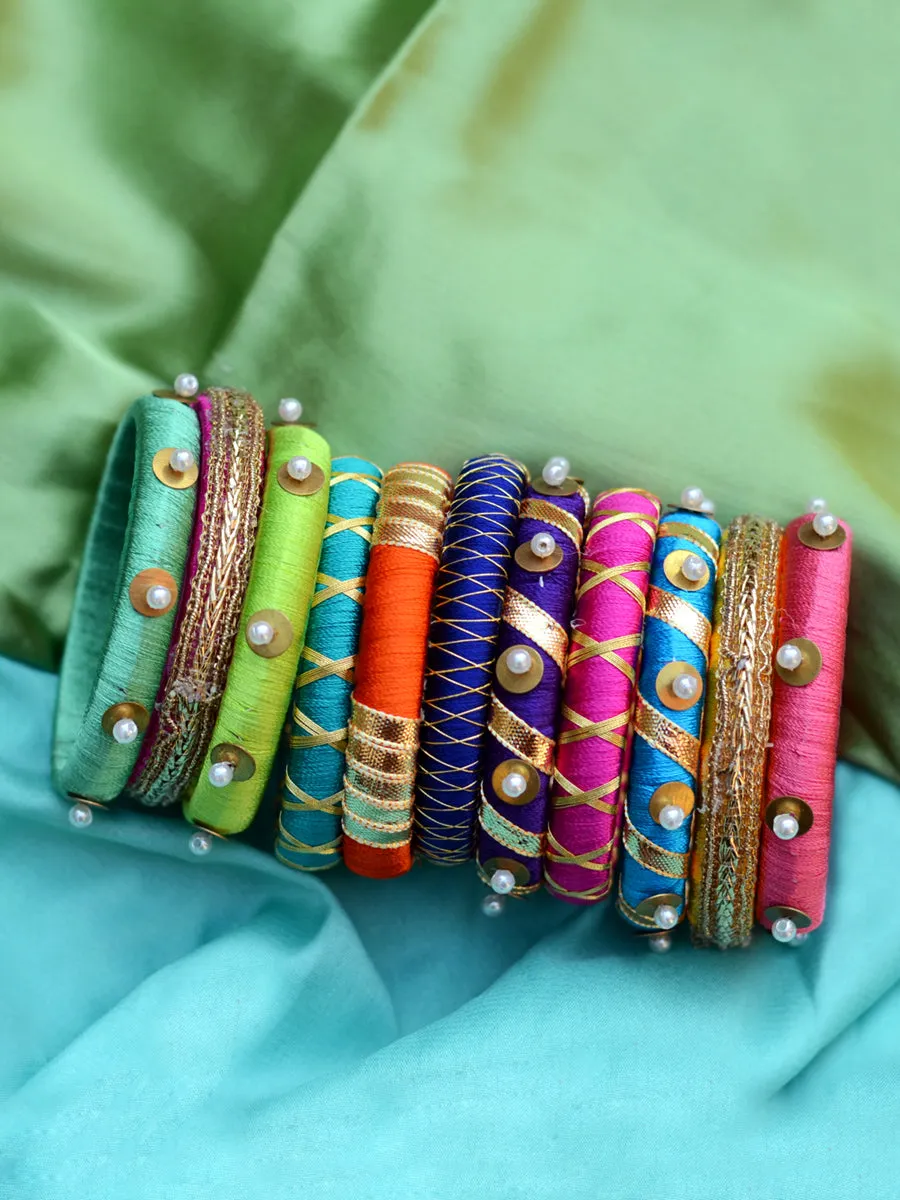 Eternal Beauty Gota Bangles (Set of 12) Kids Size