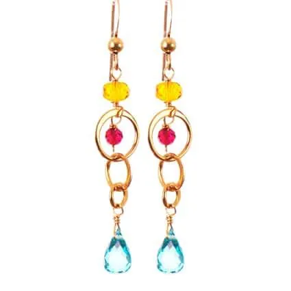 Fun Everyday Colorful Drop Earrings