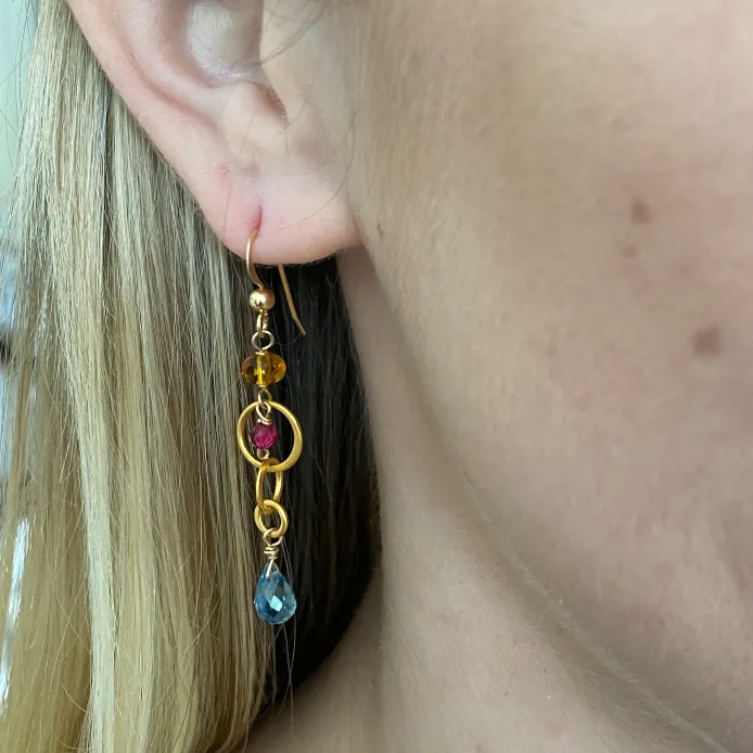 Fun Everyday Colorful Drop Earrings
