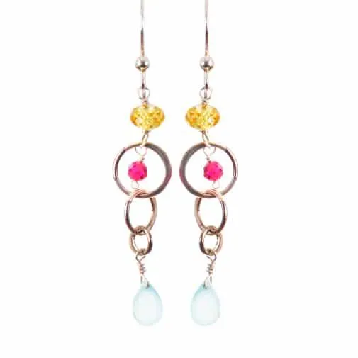 Fun Everyday Colorful Drop Earrings