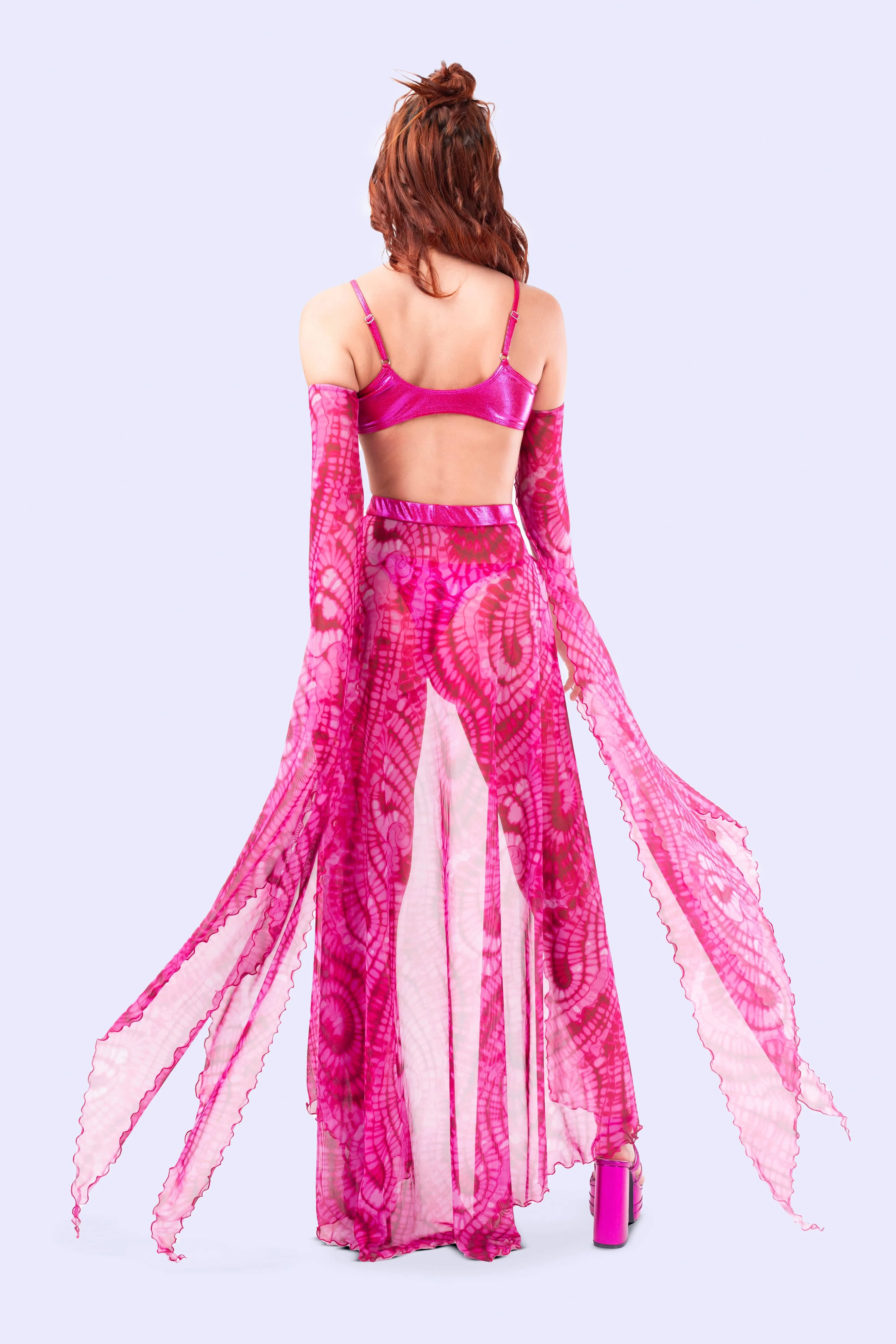 Glimmer Open Front Skirt