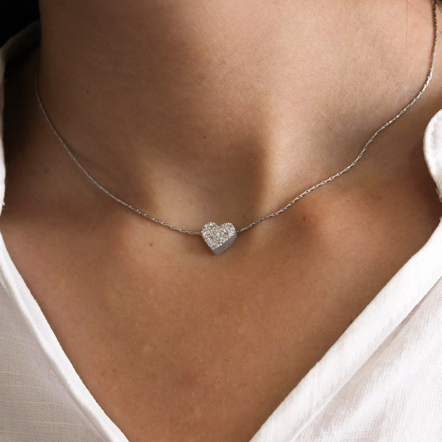 Heart Necklace (Resin Pendant)