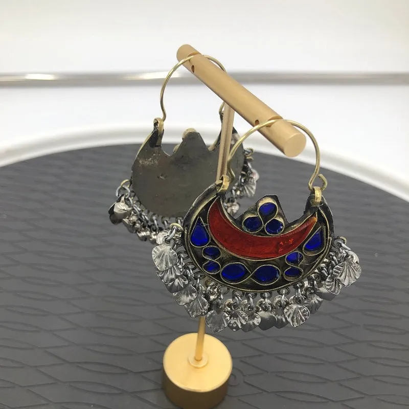 Hoop Style Ethnic Bali Earrings