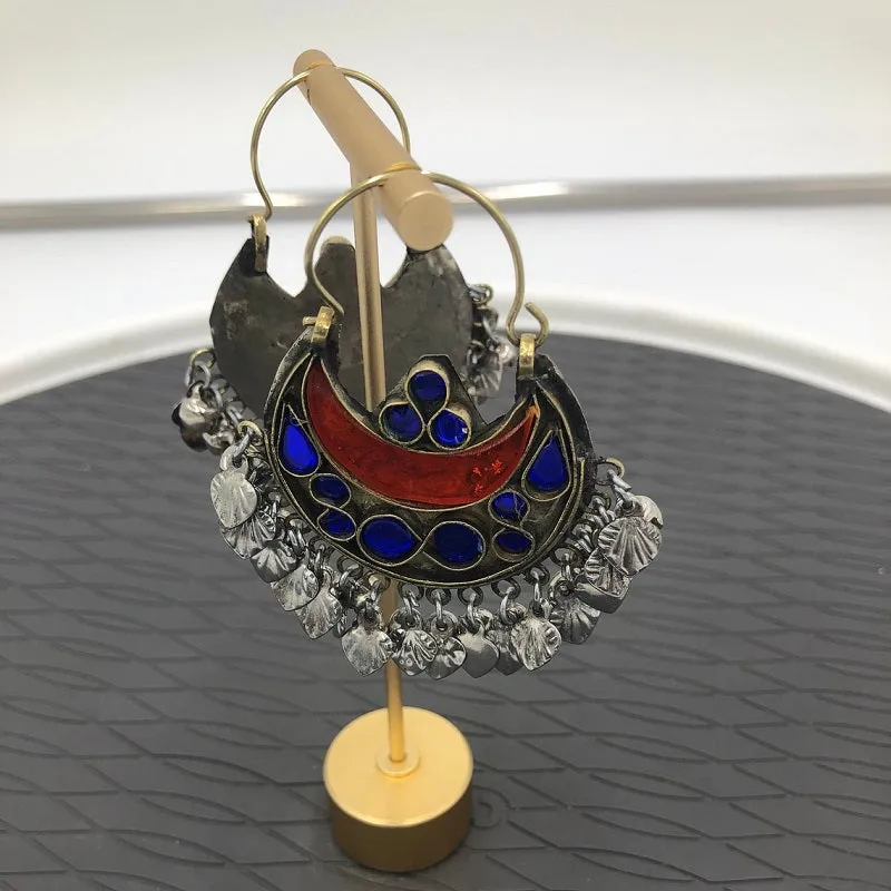 Hoop Style Ethnic Bali Earrings
