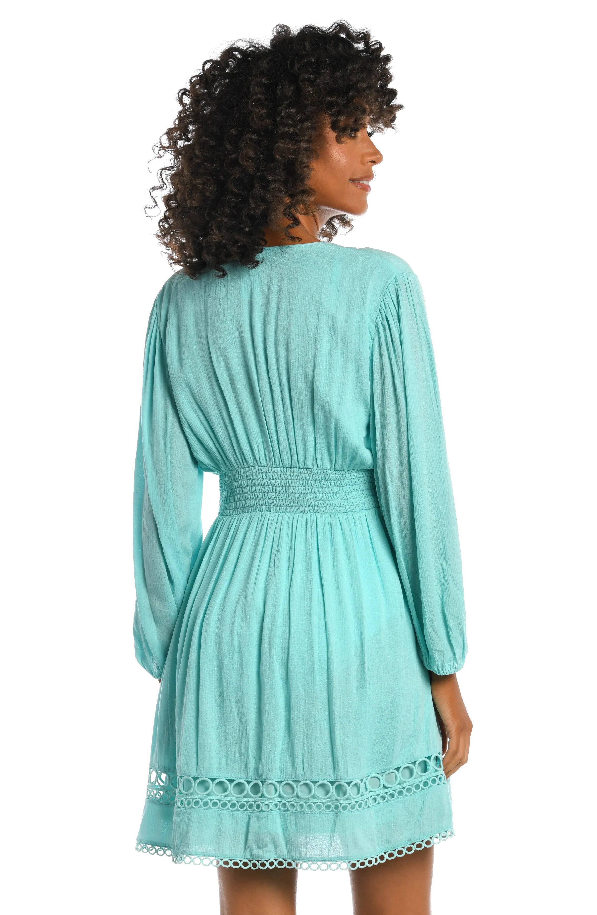 Illusion Covers V-Neck Dress Cover Up - FINAL SALE
