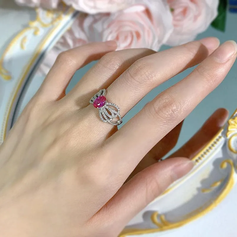 Jewelry Bow Lace Design Sense European And American Fashion Ring