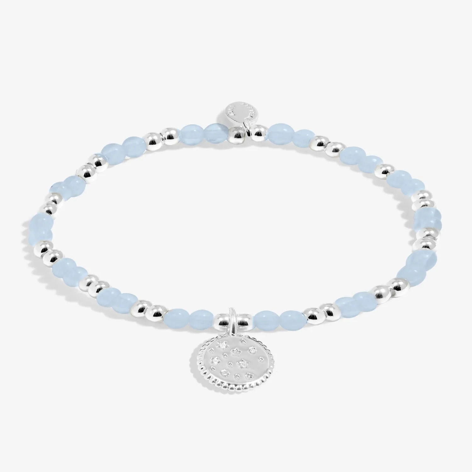 Kids A Little March Birthstone Silver Plated Bracelet C784