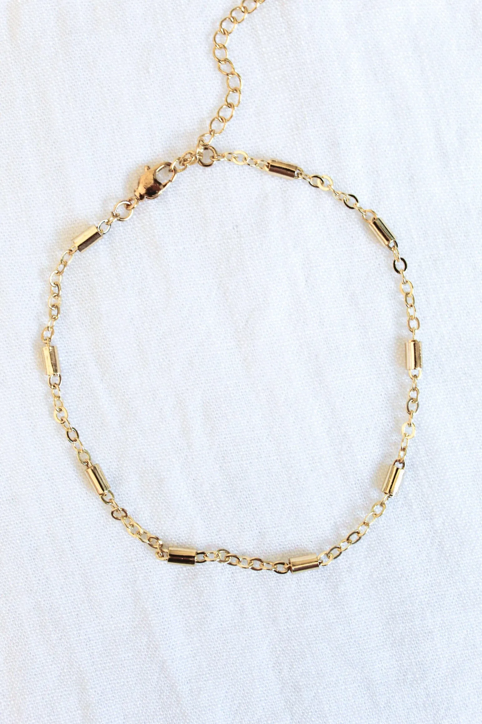Kinsey Designs Azure Tube Chain Anklet