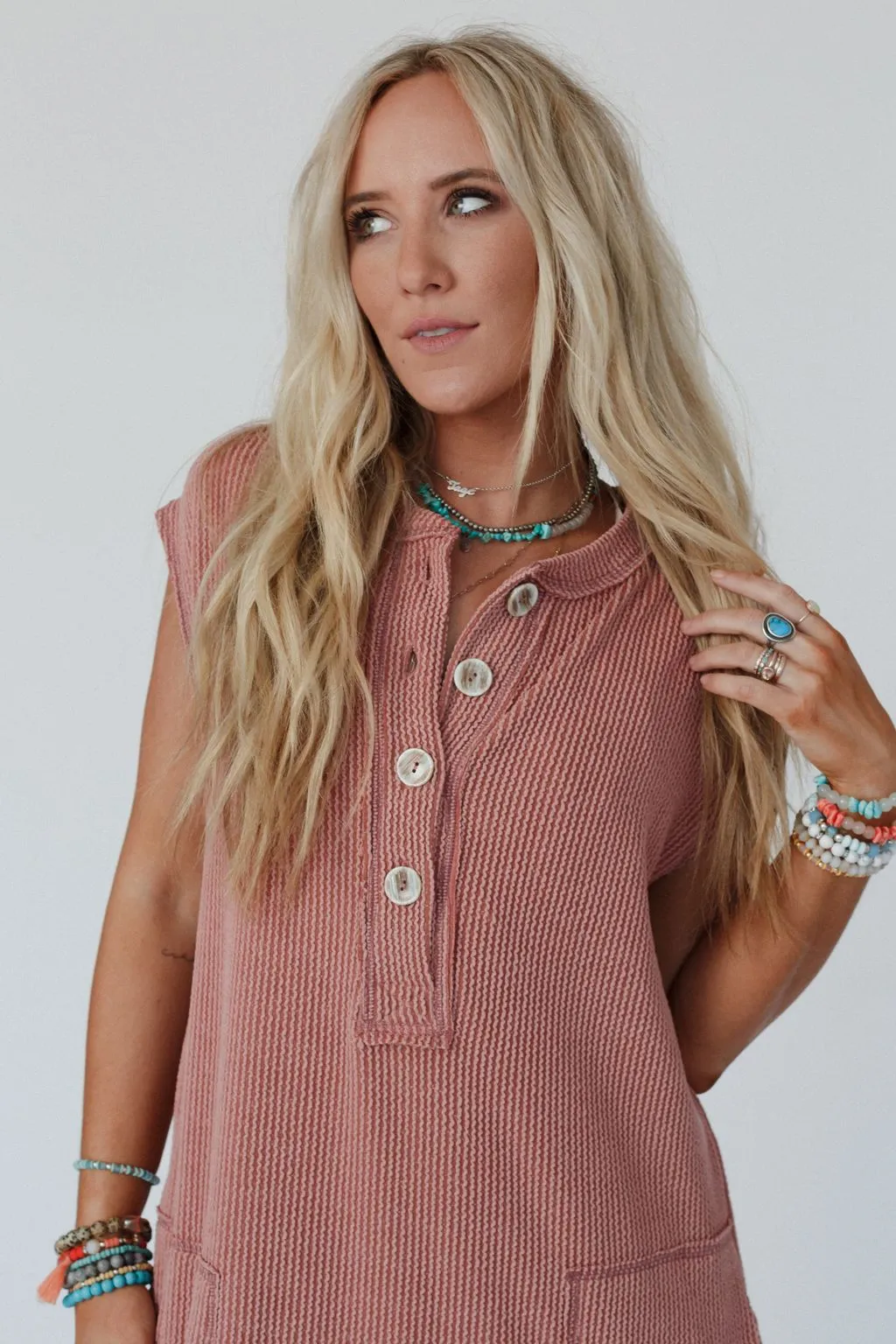 Madeline Textured Maxi Dress - Cedarwood