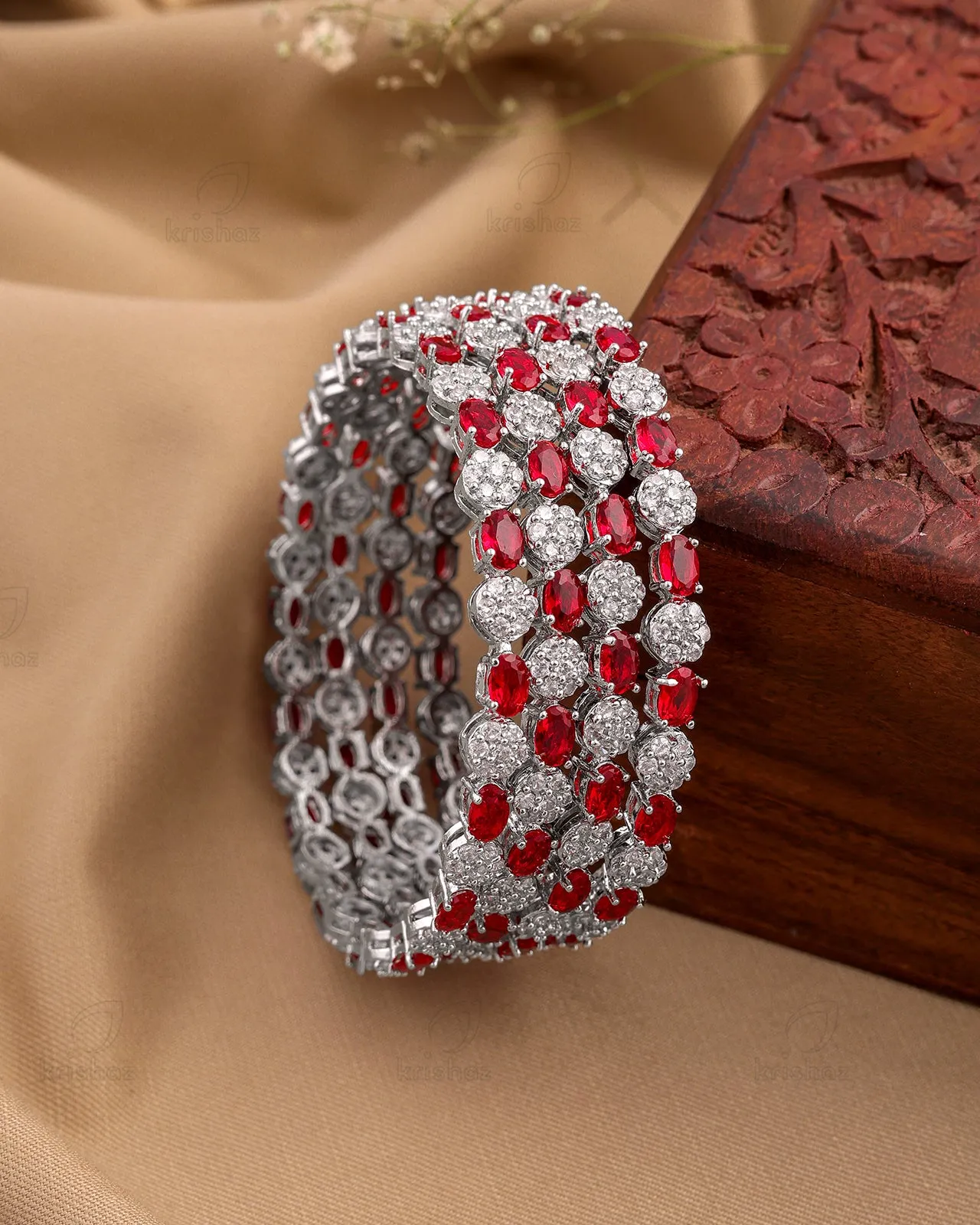 Mia 4Pcs Cz Bangles
