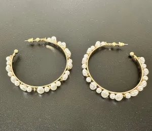 Pearl Hoops