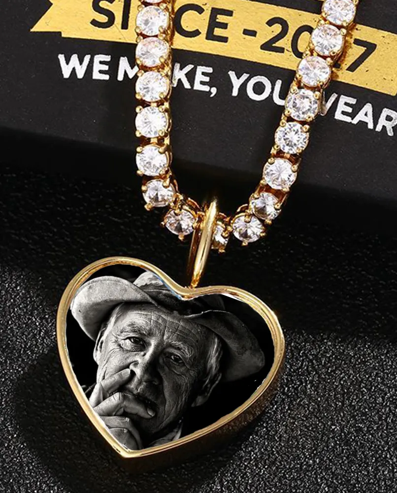 Personalized 14k Photo Cremation Urn Necklace for Ashes With Filling Tool- Custom Engraving Heart Pendant Memorial Keepsake 14k Gold Jewelry