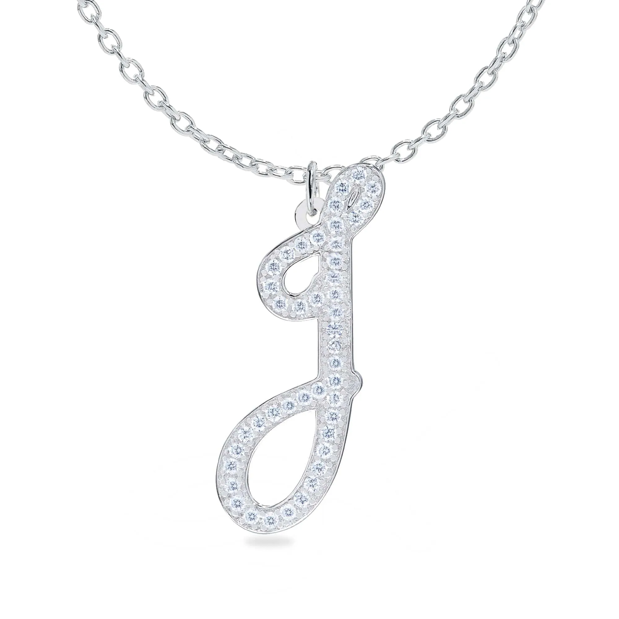 Personalized Diamond Initial Necklace