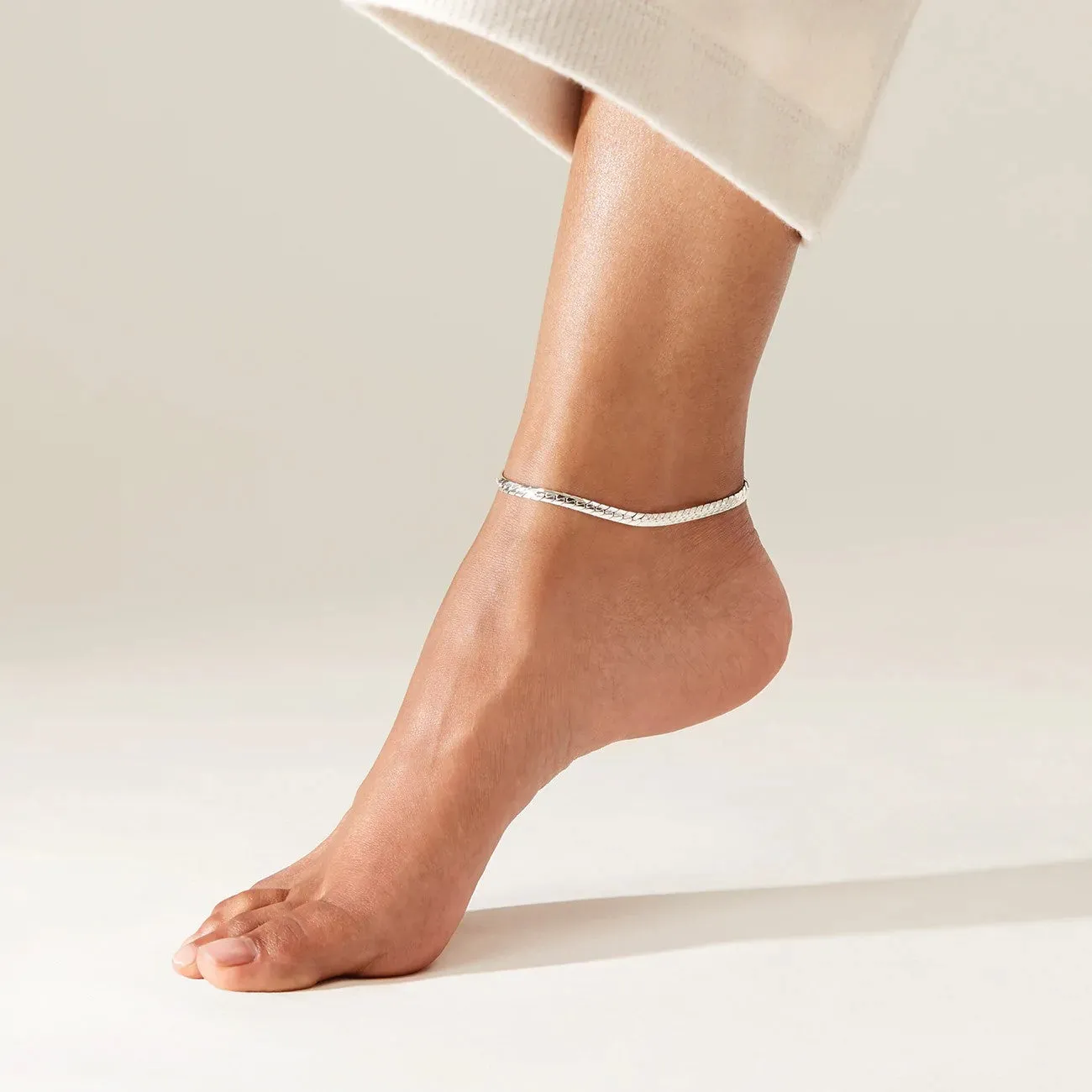 Priya Anklet (Silver)