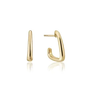 "Artichoke" Hoop Earrings, 14Kt